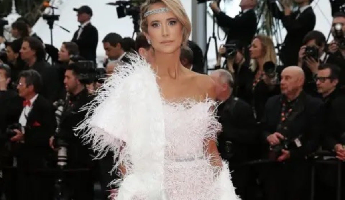 Bulgarian designer on the red carpet in Cannes