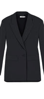 BLAZER CHIC BI-STRETCH FABRIC BLACK