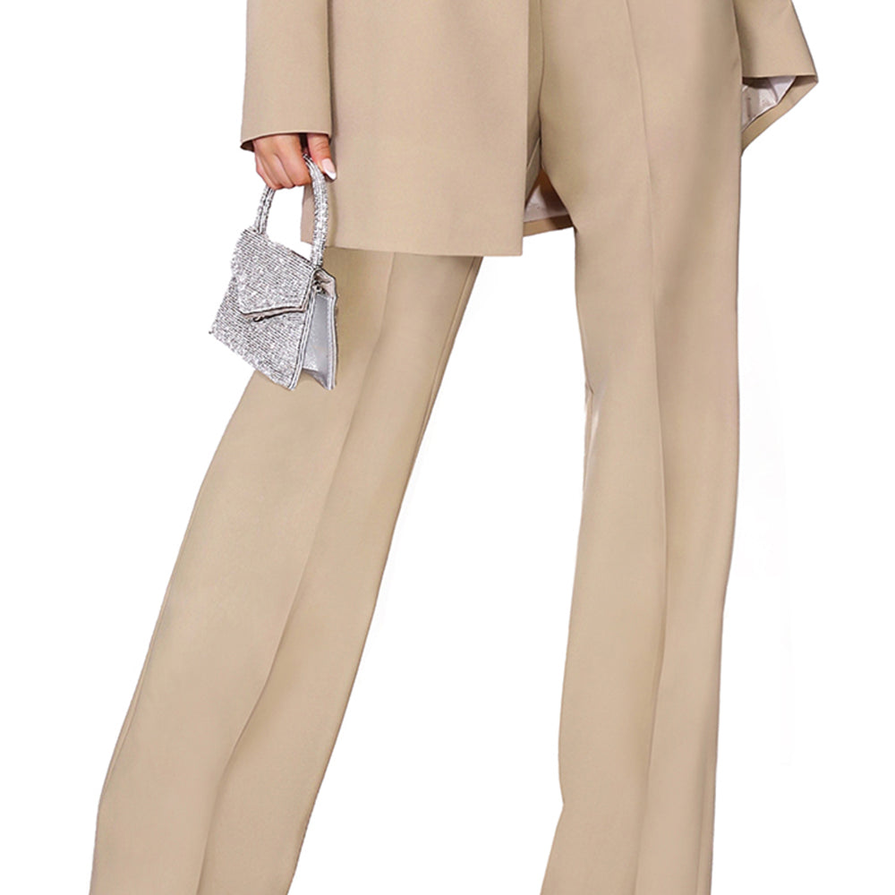 TROUSERS BOSSY BI-STRETCH FABRIC BEIGE / NUDE