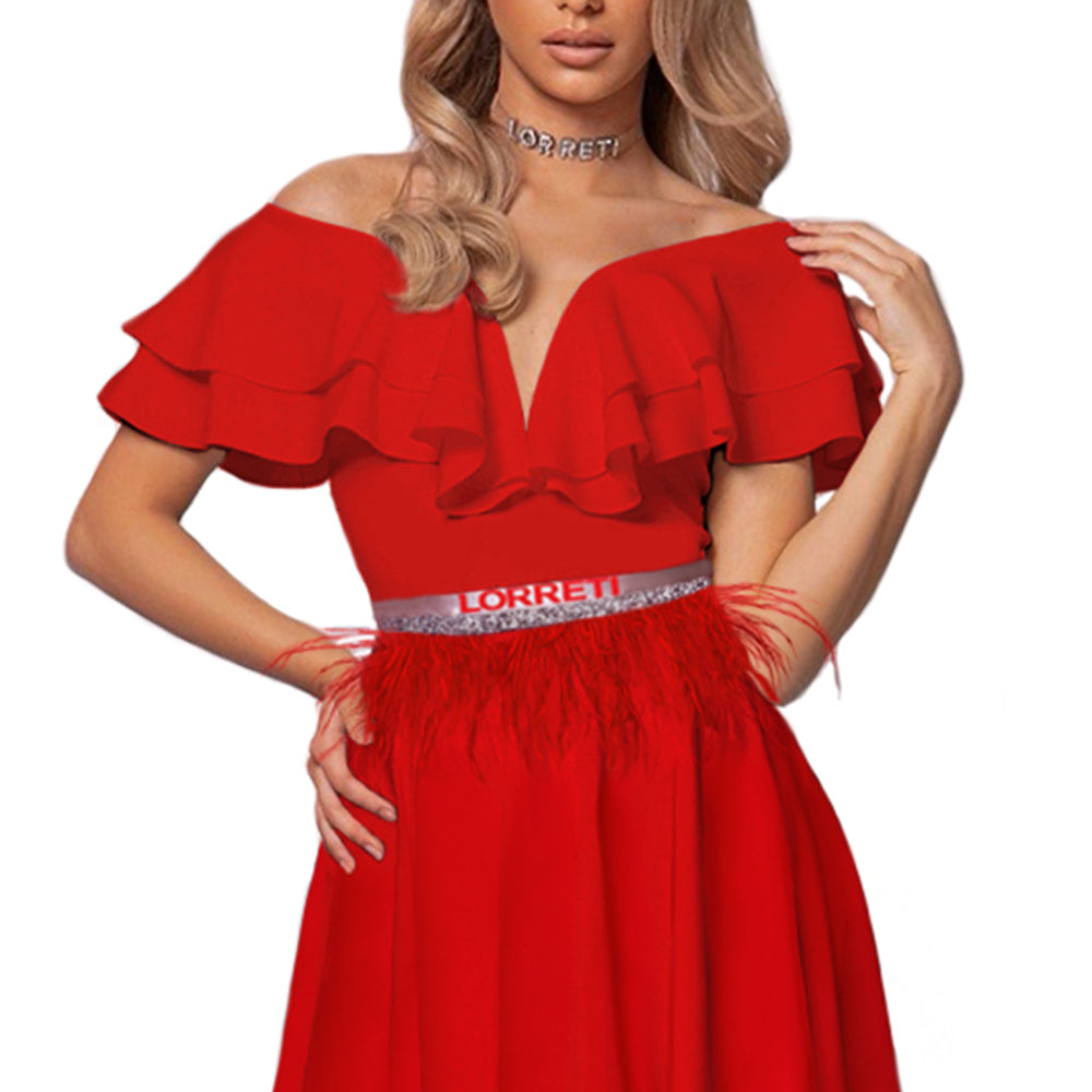 MINI VESTIDO MADEMOISELLE LEOTARDO ROJO