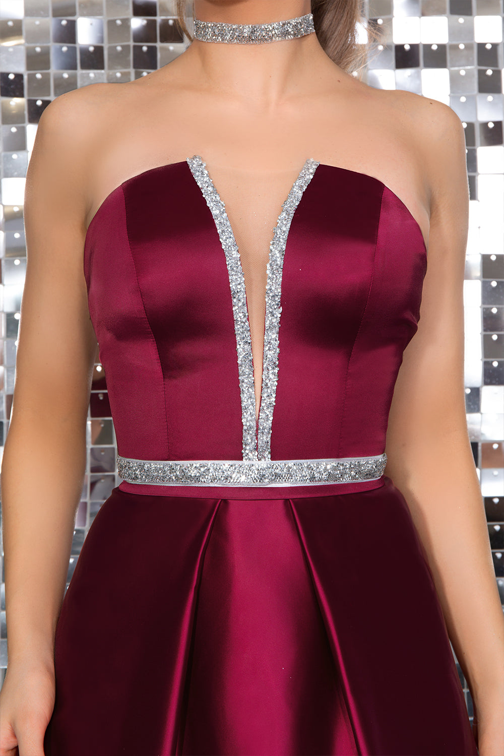 BELT STONE RHINESTONE SILVER