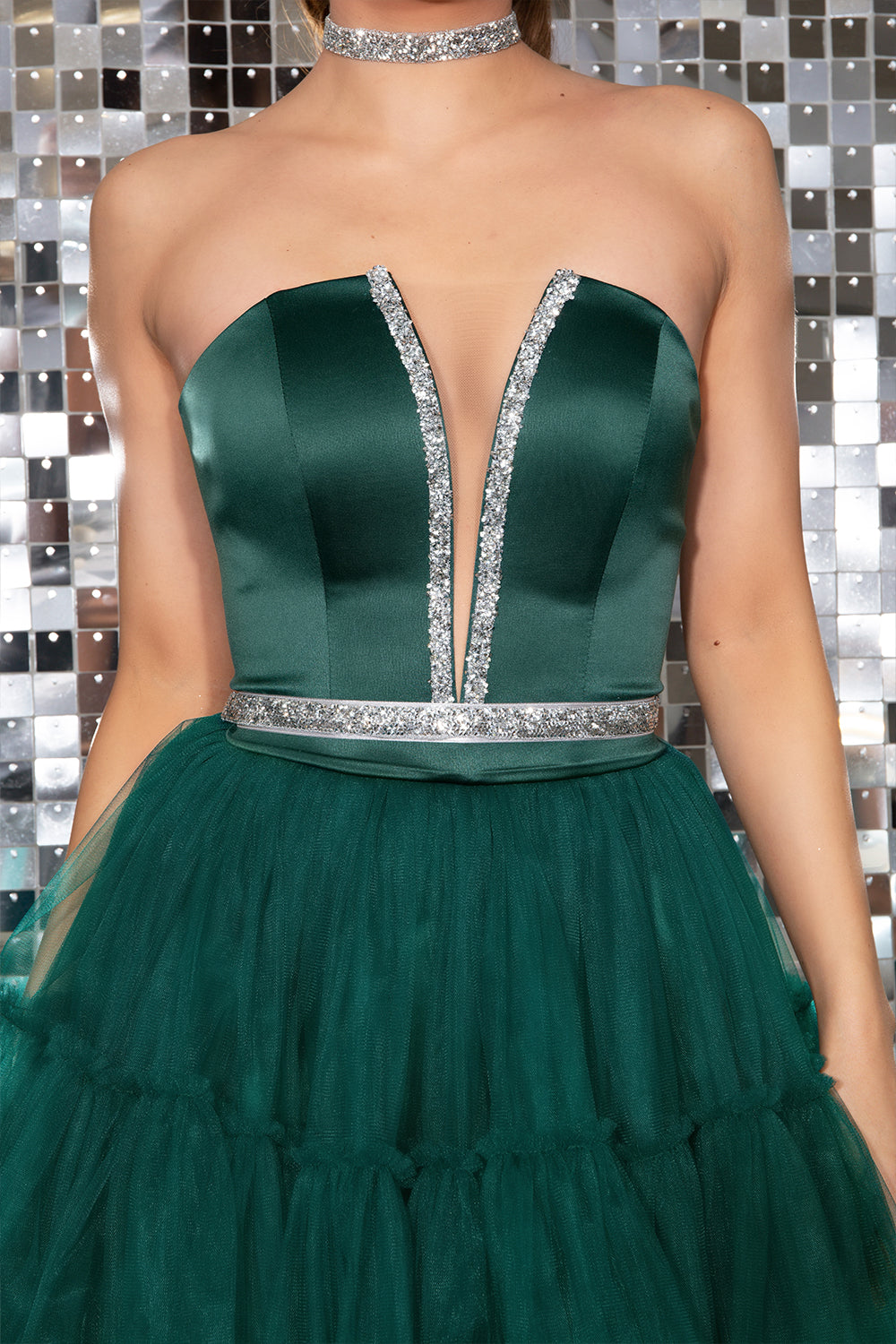 BELT STONE RHINESTONE SILVER