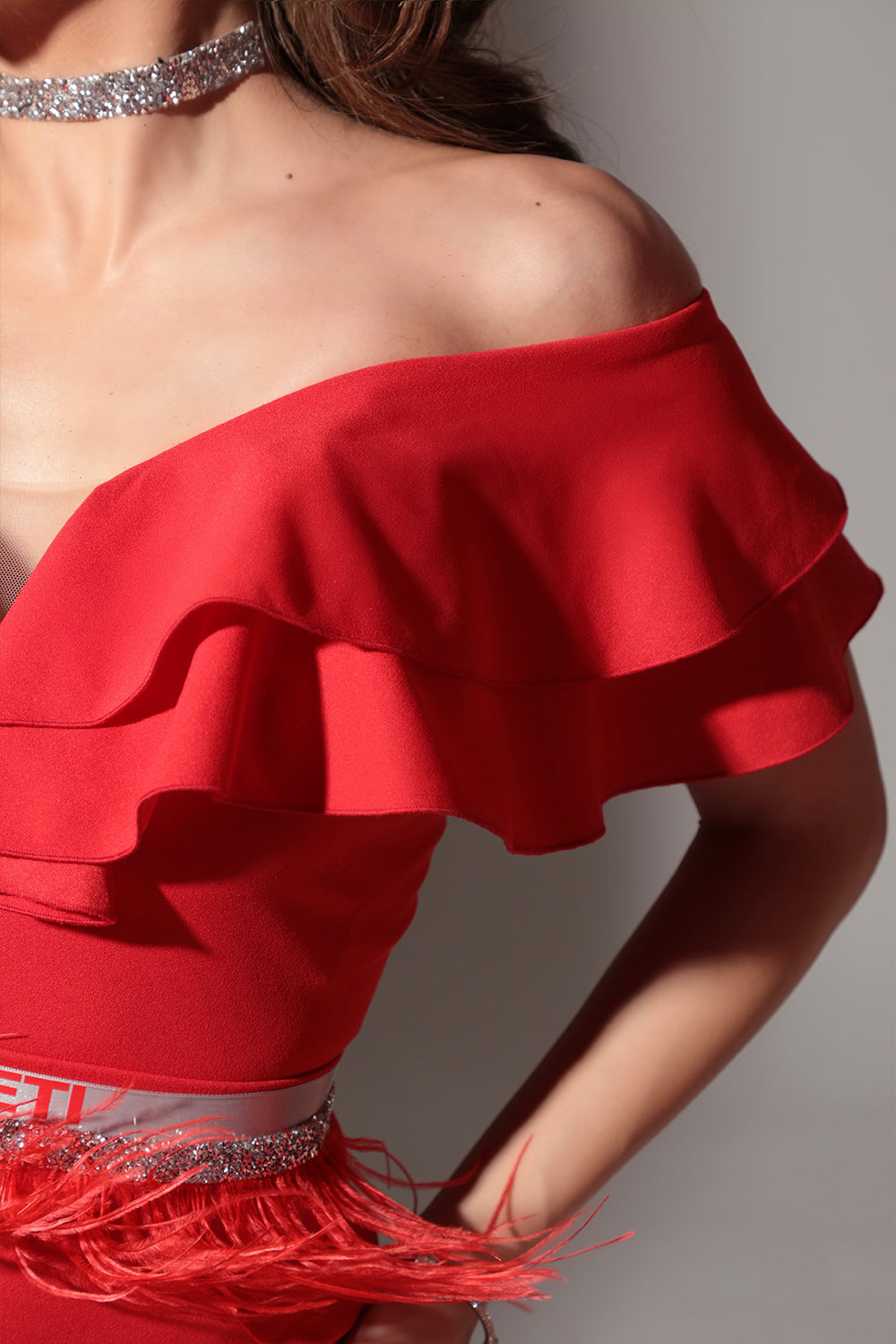 MAXI DRESS MADELYN TRICOT RED