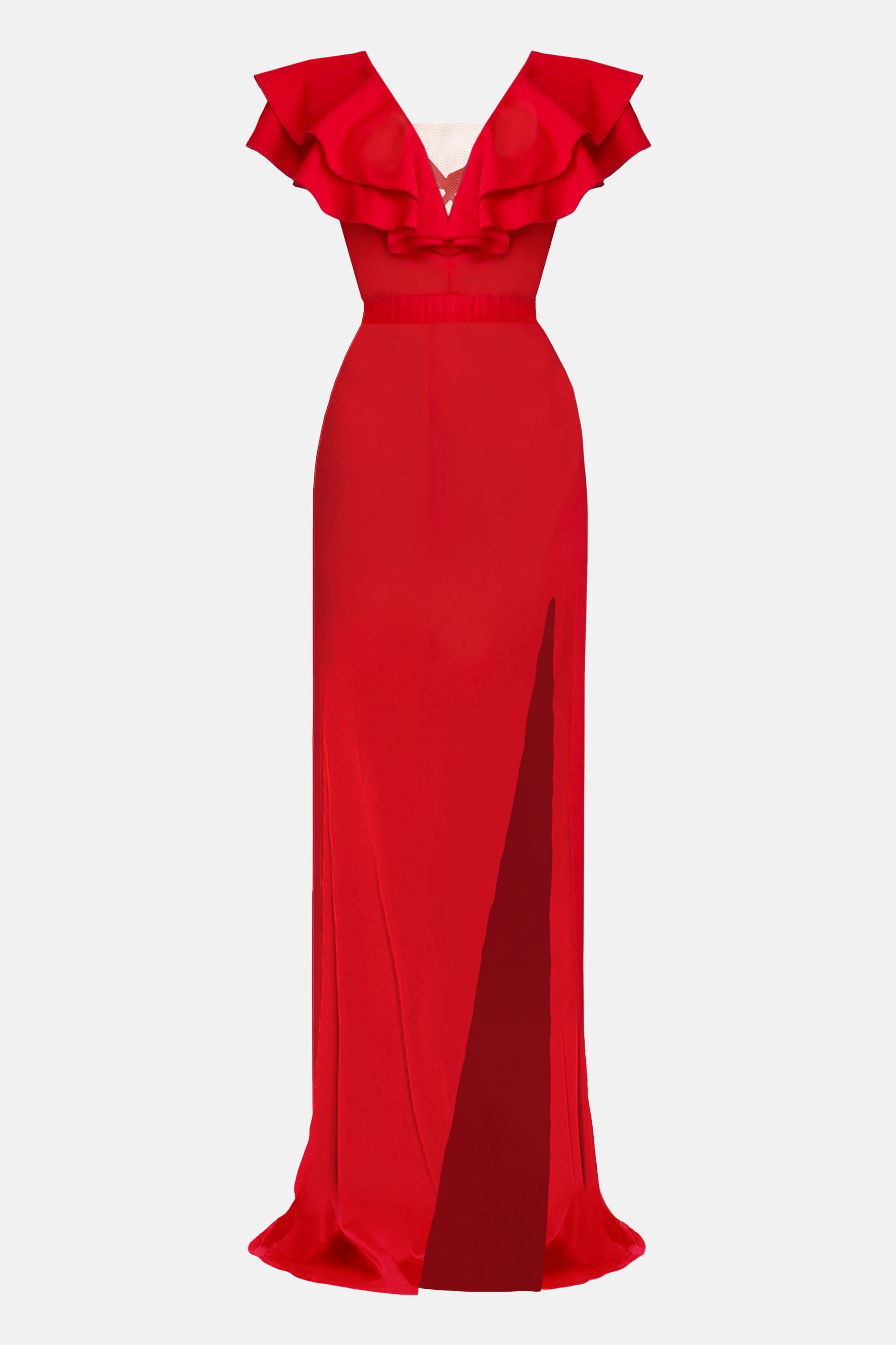 MAXI DRESS MADELYN TRICOT RED