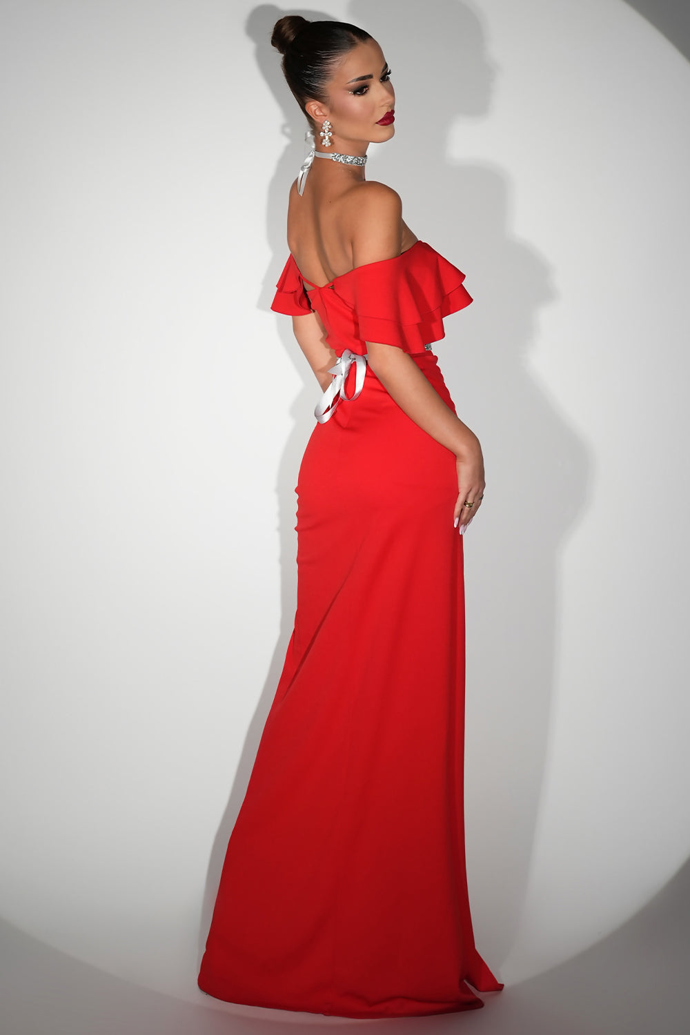 MAXI DRESS MADELYN TRICOT RED