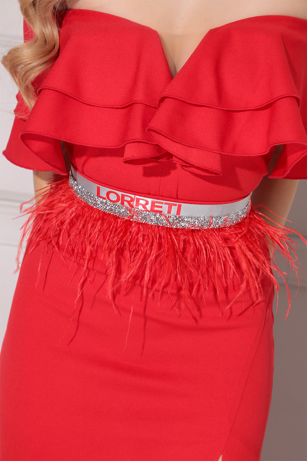 MAXI DRESS MADELYN TRICOT RED