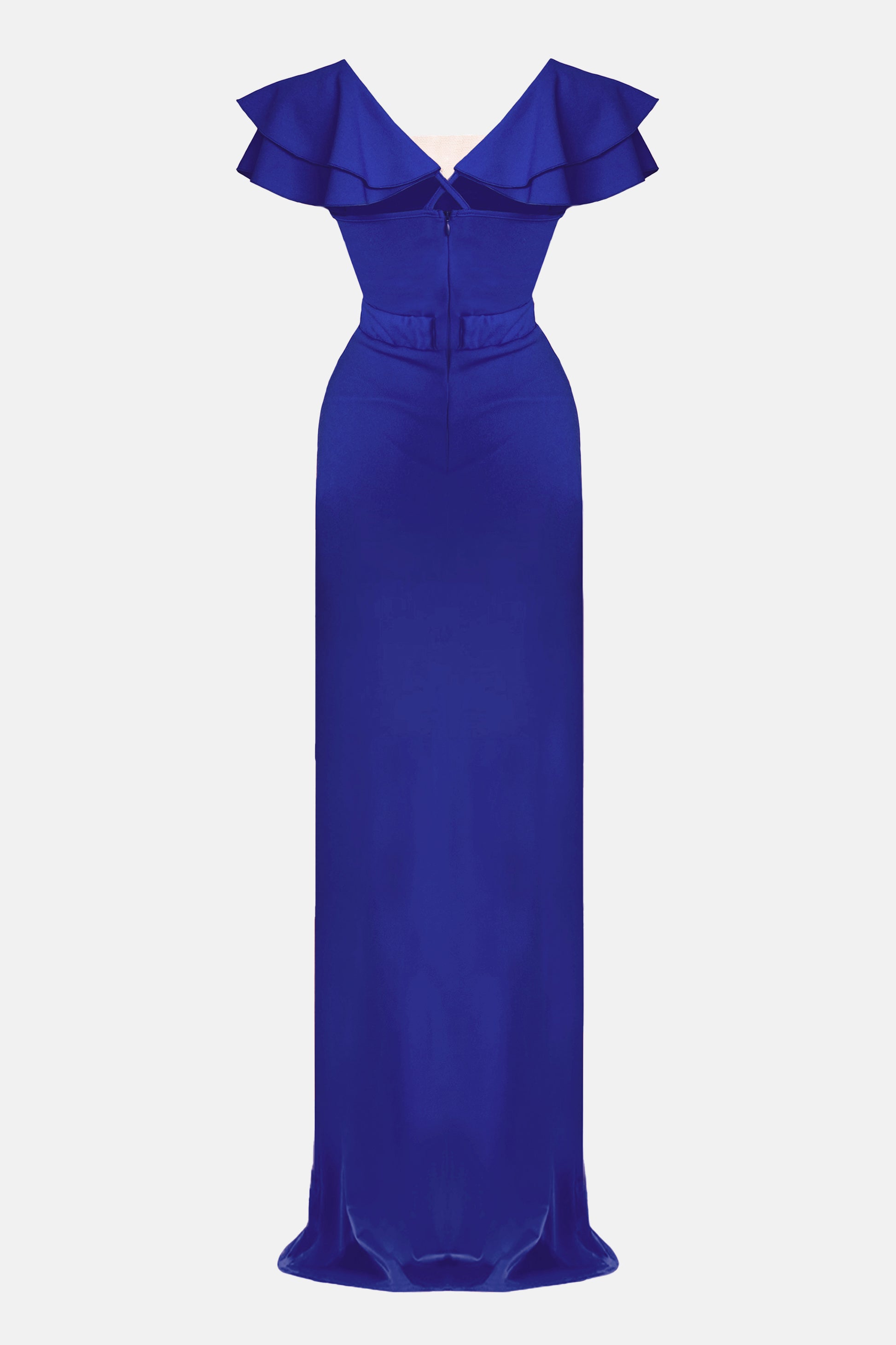 MAXI DRESS MADELYN TRICOT COBALT BLUE