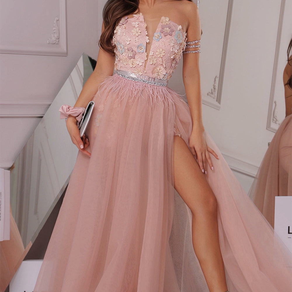 MAXI CONJUNTO 3 PIEZAS TOP CON PANTALONES FAIRY ЕNCAJE TUL ОRO