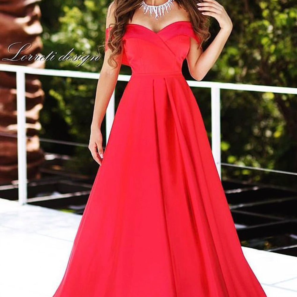 MAXI CONJUNTO TOP CON FALDA ALEXANDRA SATÍN ROJO