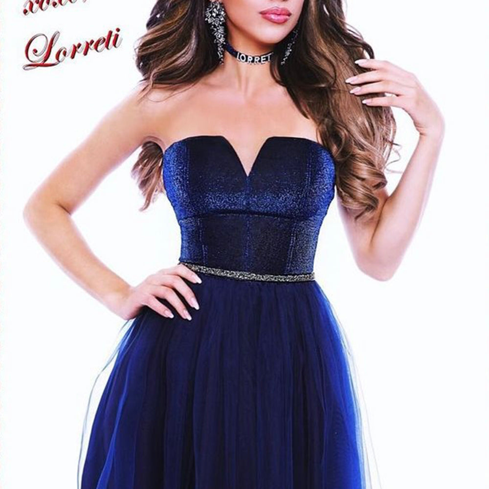 MINI VESTIDO LEOTARDO BRILLANTINA TUL АZUL OSCURO
