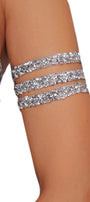 PULSERA SHINY PEDRERÍA PLATEADO