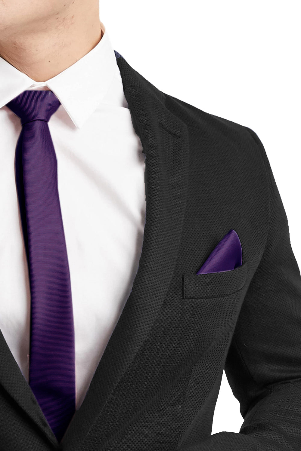 BOUTONNIER SATÍN MORADO OSCURO