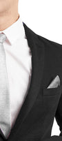 BOUTONNIERE TRICOT LAME SILVER