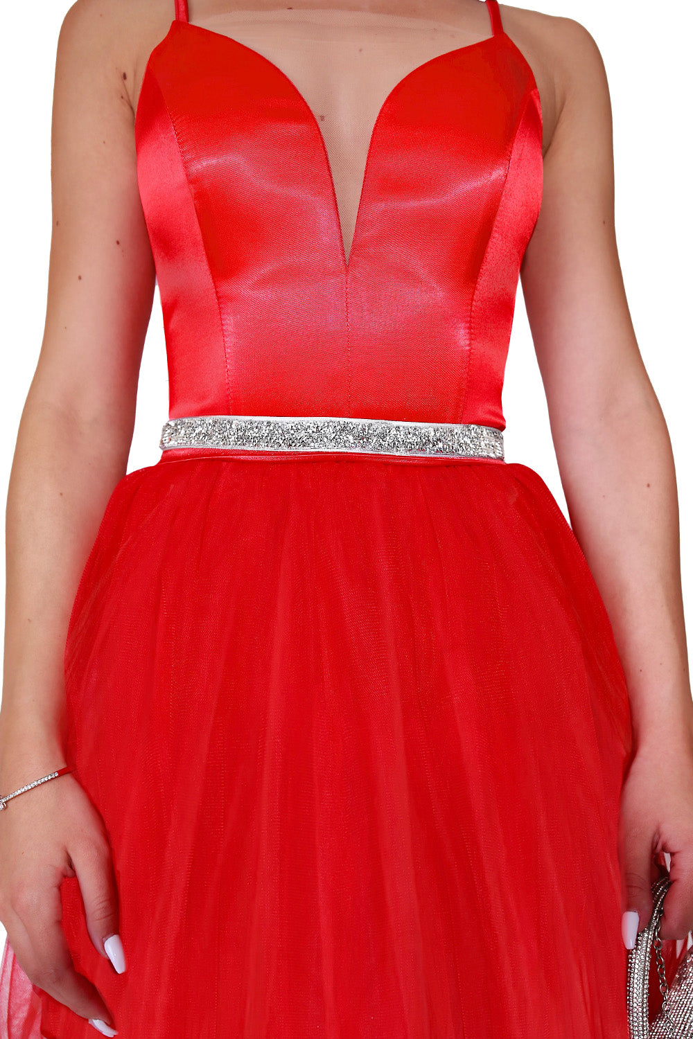 BELT STONE RHINESTONE SILVER