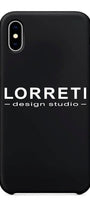 Силиконов калъф "LORRETI Logo" цвят черен