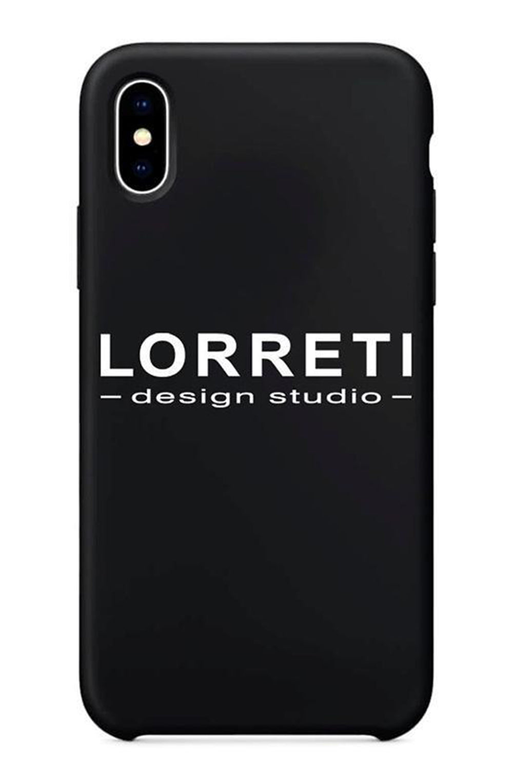Funda de silicona LORRETI Logo color negro