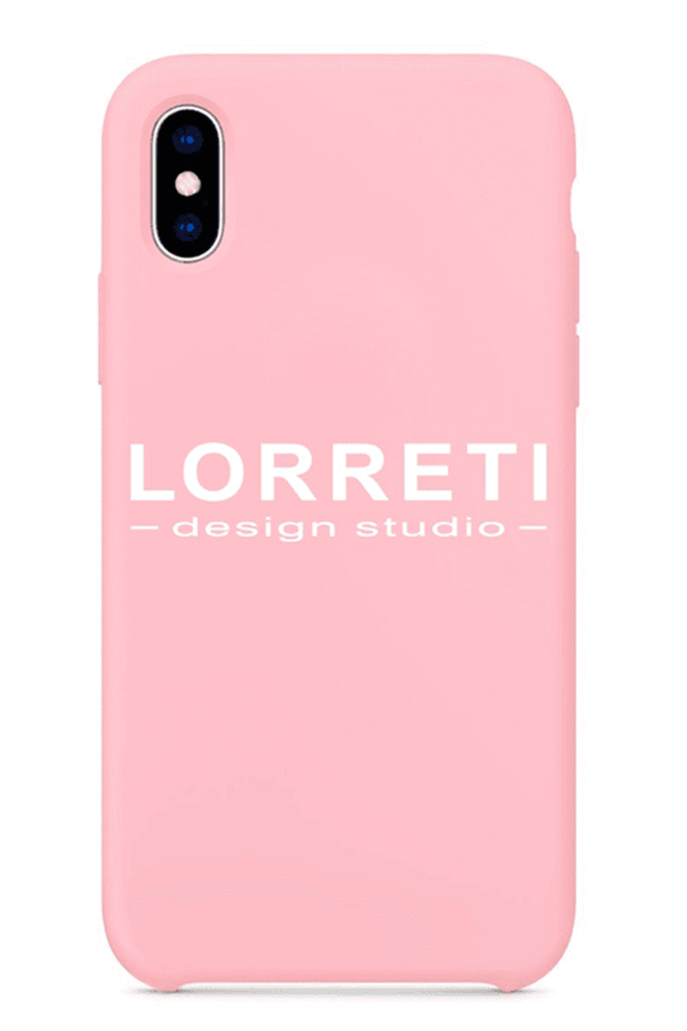 Силиконов калъф "LORRETI Logo" цвят розов