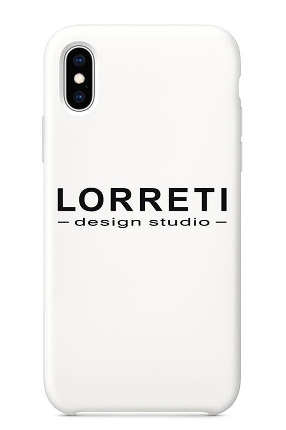 Силиконов калъф "LORRETI Logo" цвят бял