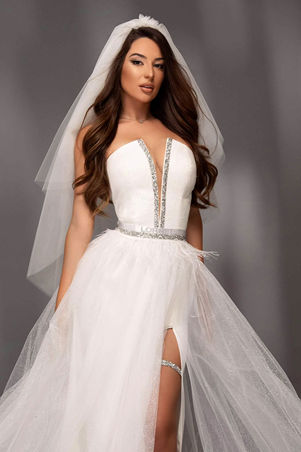 VEIL TULLE WHITE