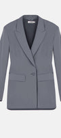 BLAZER CHIC BI-STRETCH FABRIC DARK GREY