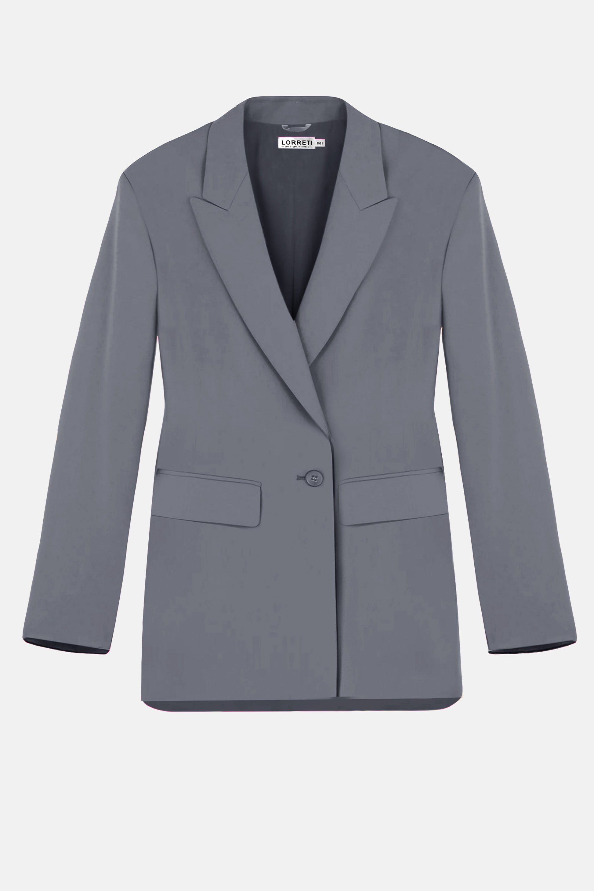 BLAZER CHIC BI-STRETCH FABRIC DARK GREY