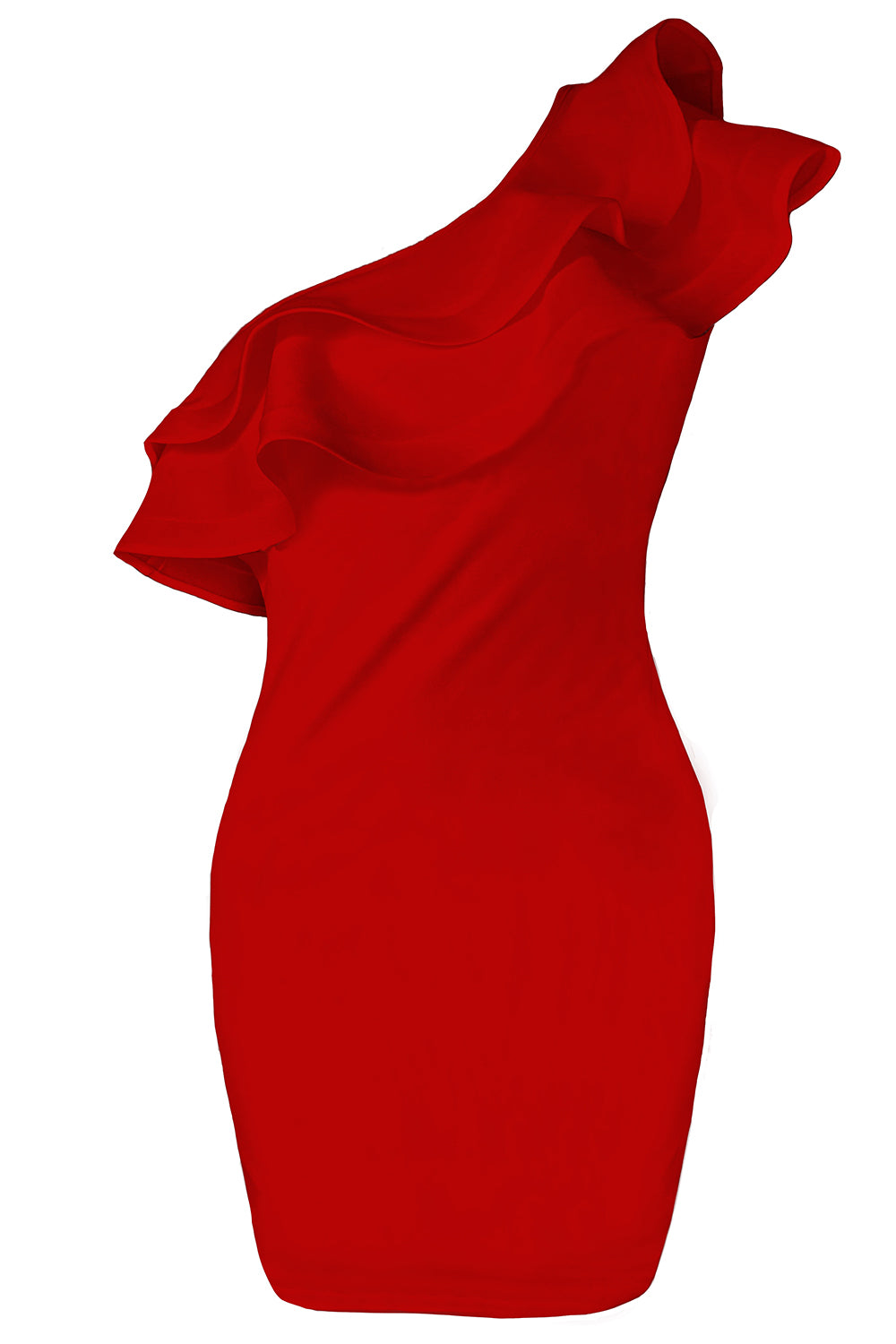MINI DRESS CLASSY TRICOT RED