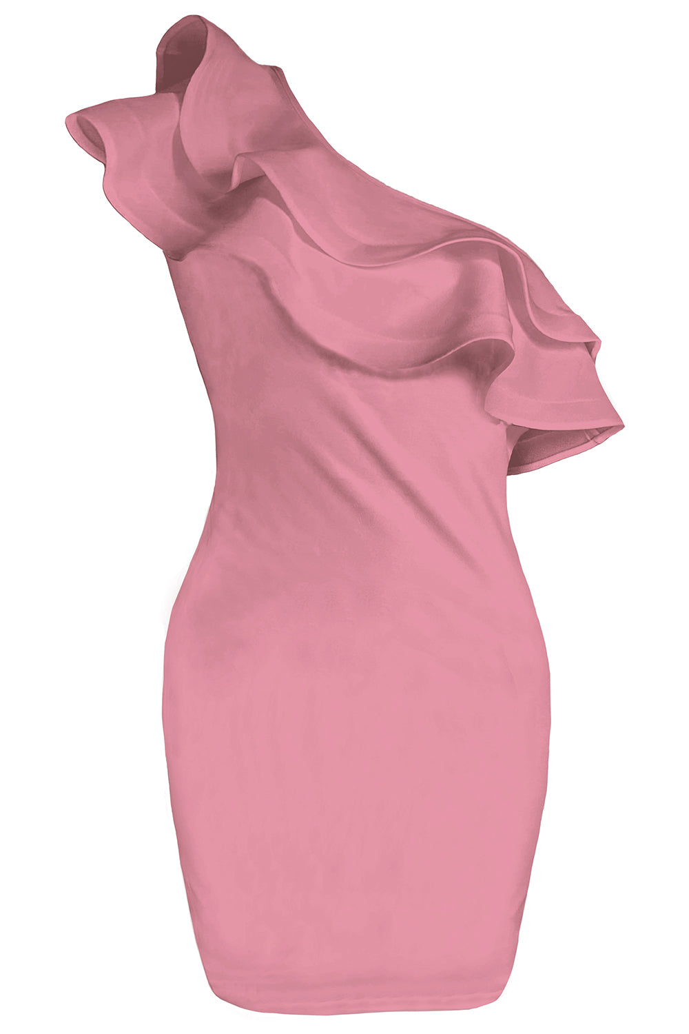 MINI DRESS CLASSY TRICOT ROSE ASH
