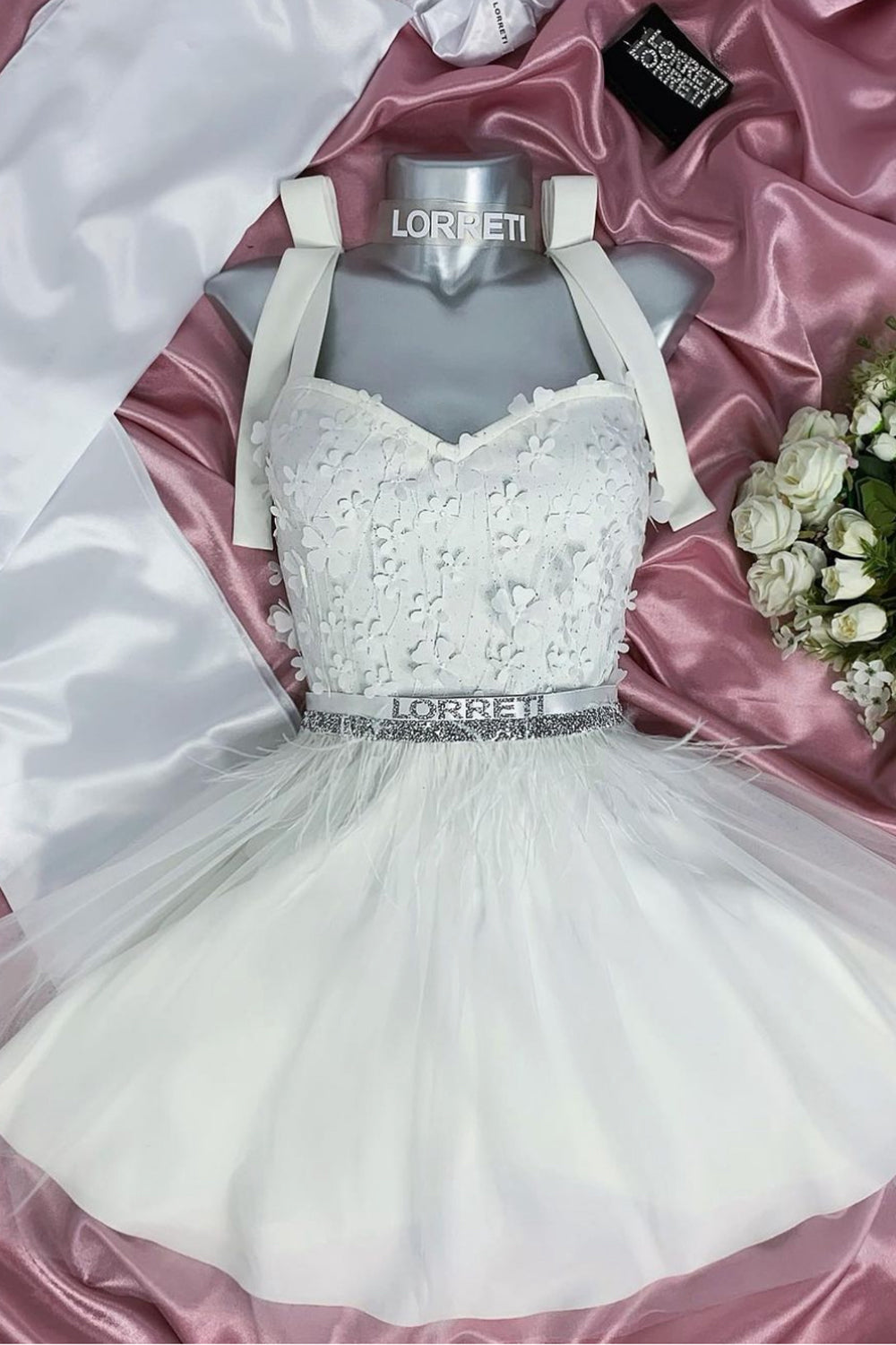МИНИ РОКЛЯ MARY ДАНТЕЛА ТЮЛ БЯЛ