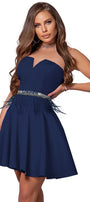 MINI DRESS VICTORY TRICOT DARK BLUE