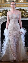 MAXI DRESS NAMI LACE NUDE