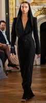 MAXI SET TOP CU FUSTA RUBY TRICOT LUREX NEAGRA