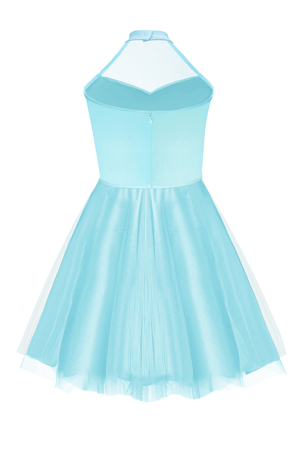 MINI DRESS NAOMI TRICOT TULLE MINT