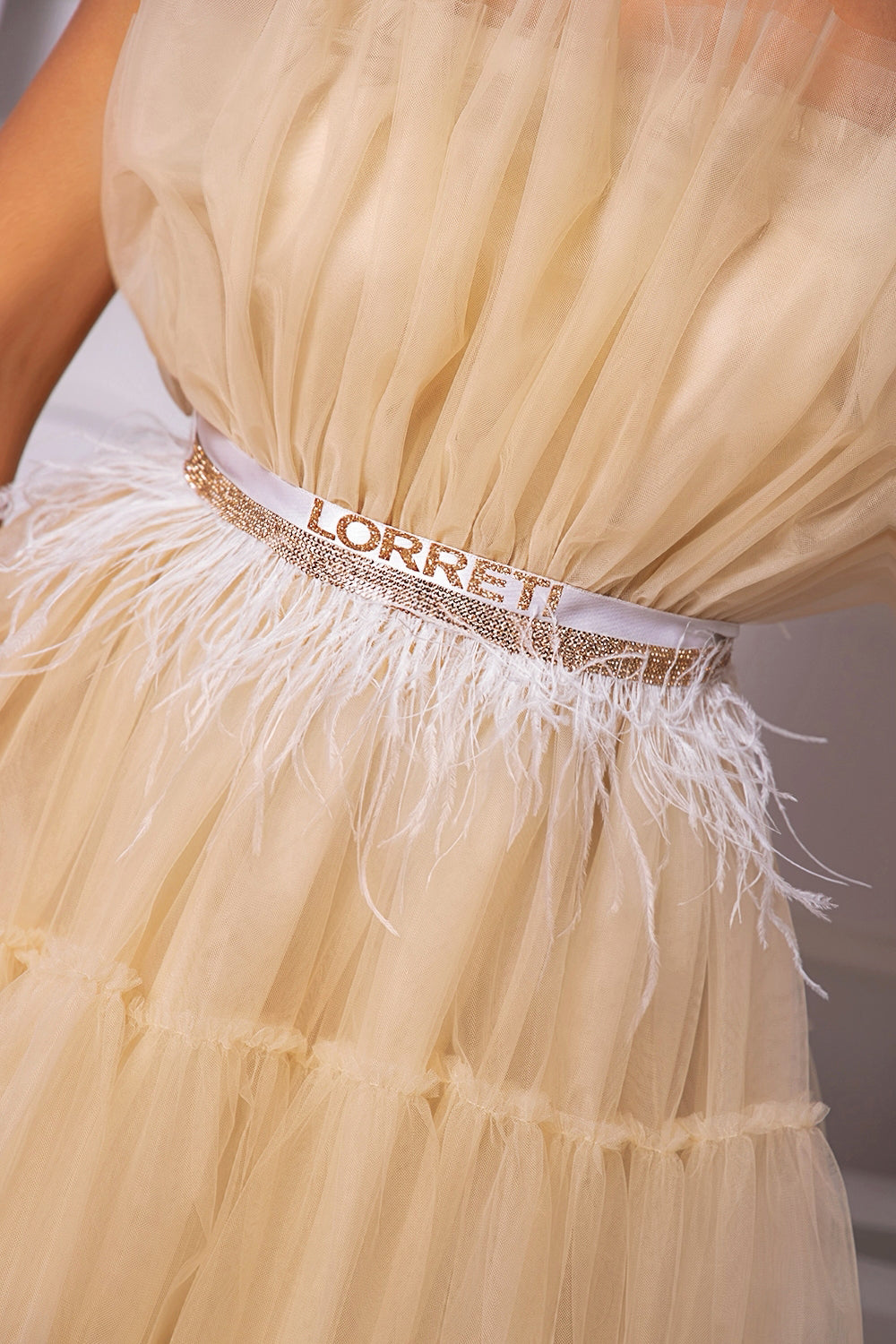 MINI DRESS BARBIE TULLE VANILLA