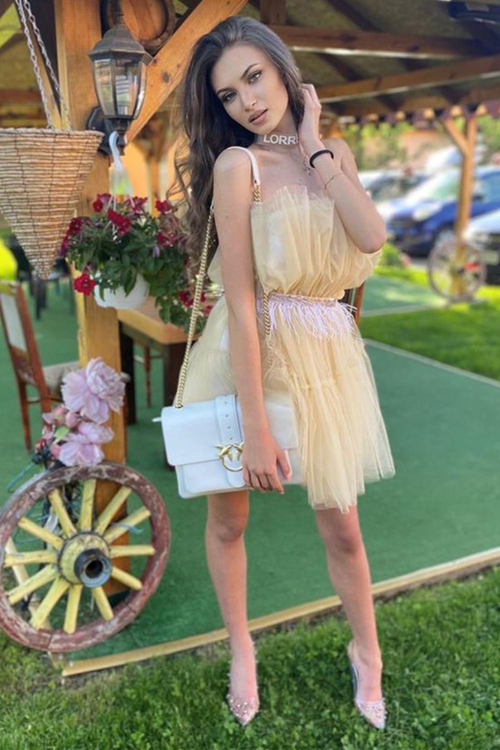 MINI DRESS BARBIE TULLE VANILLA