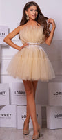 MINI DRESS BARBIE TULLE VANILLA