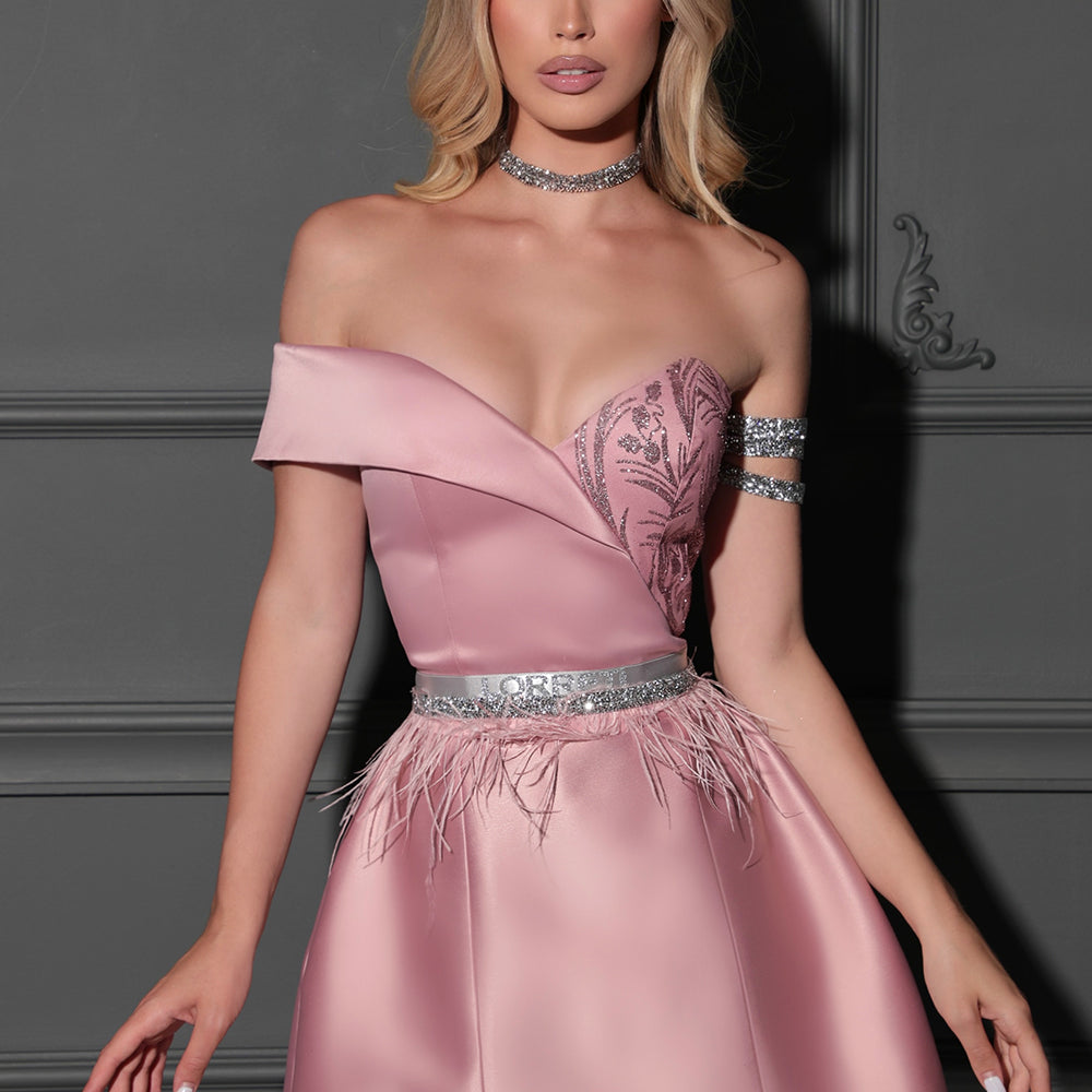 МИНИ СЕТ ТОП С ПОЛА MILEY ДАНТЕЛА ГЛИТЕР САТЕН ПУДРА