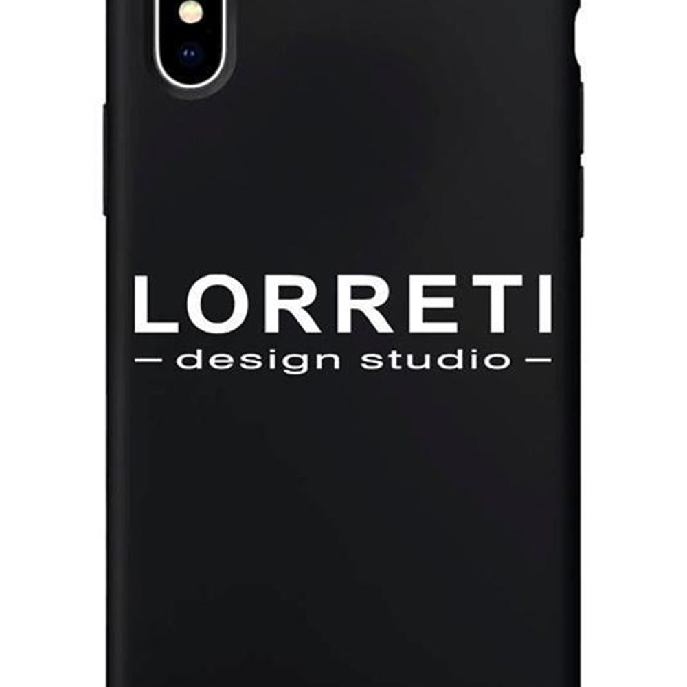 Силиконов калъф "LORRETI Logo" цвят черен