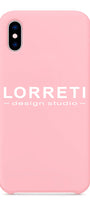 Силиконов калъф "LORRETI Logo" цвят розов