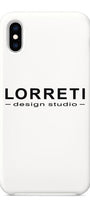 Силиконов калъф "LORRETI Logo" цвят бял