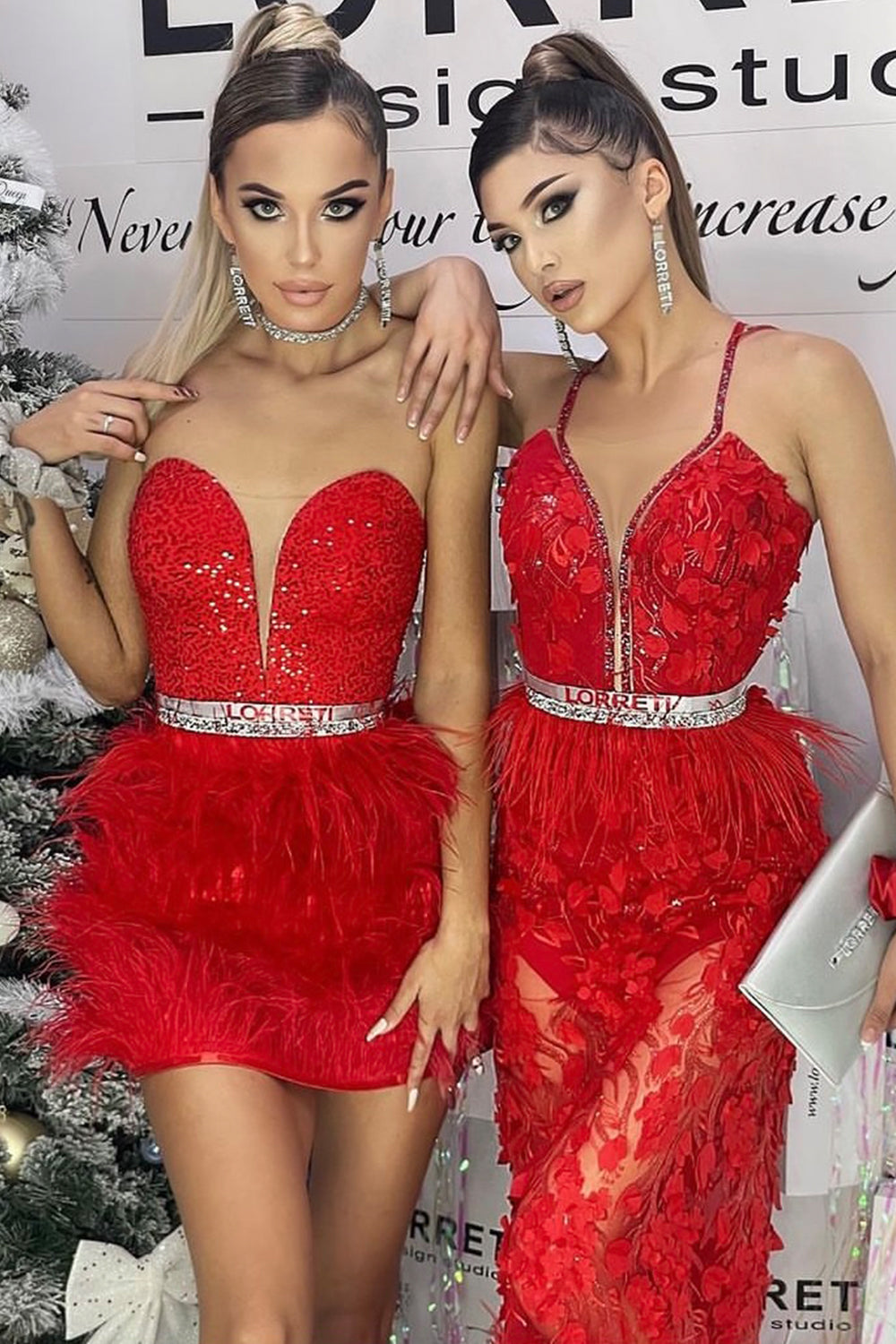 МИНИ СЕТ ТОП С ПОЛА TINKERBELL ПАЙЕТИ ПЕРА ЧЕРВЕН