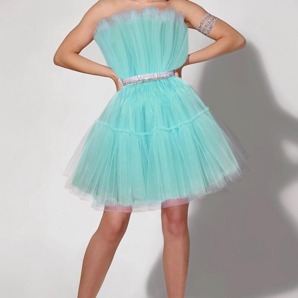 MINI DRESS BARBIE TULLE MINT