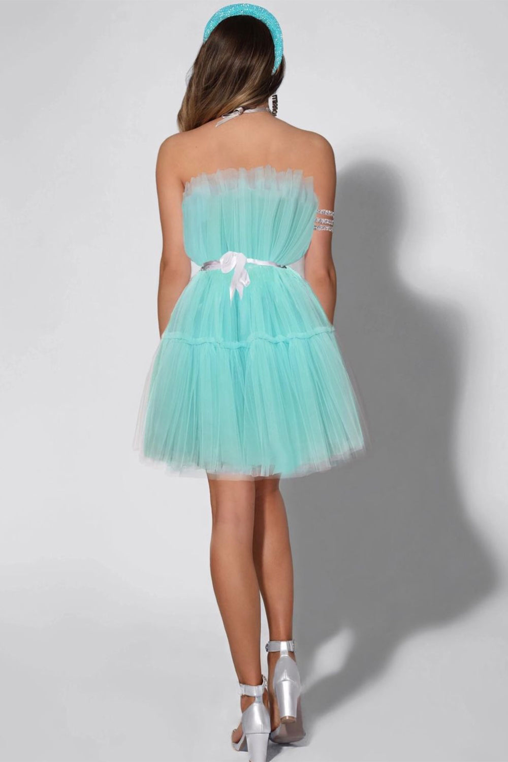 MINI DRESS BARBIE TULLE MINT