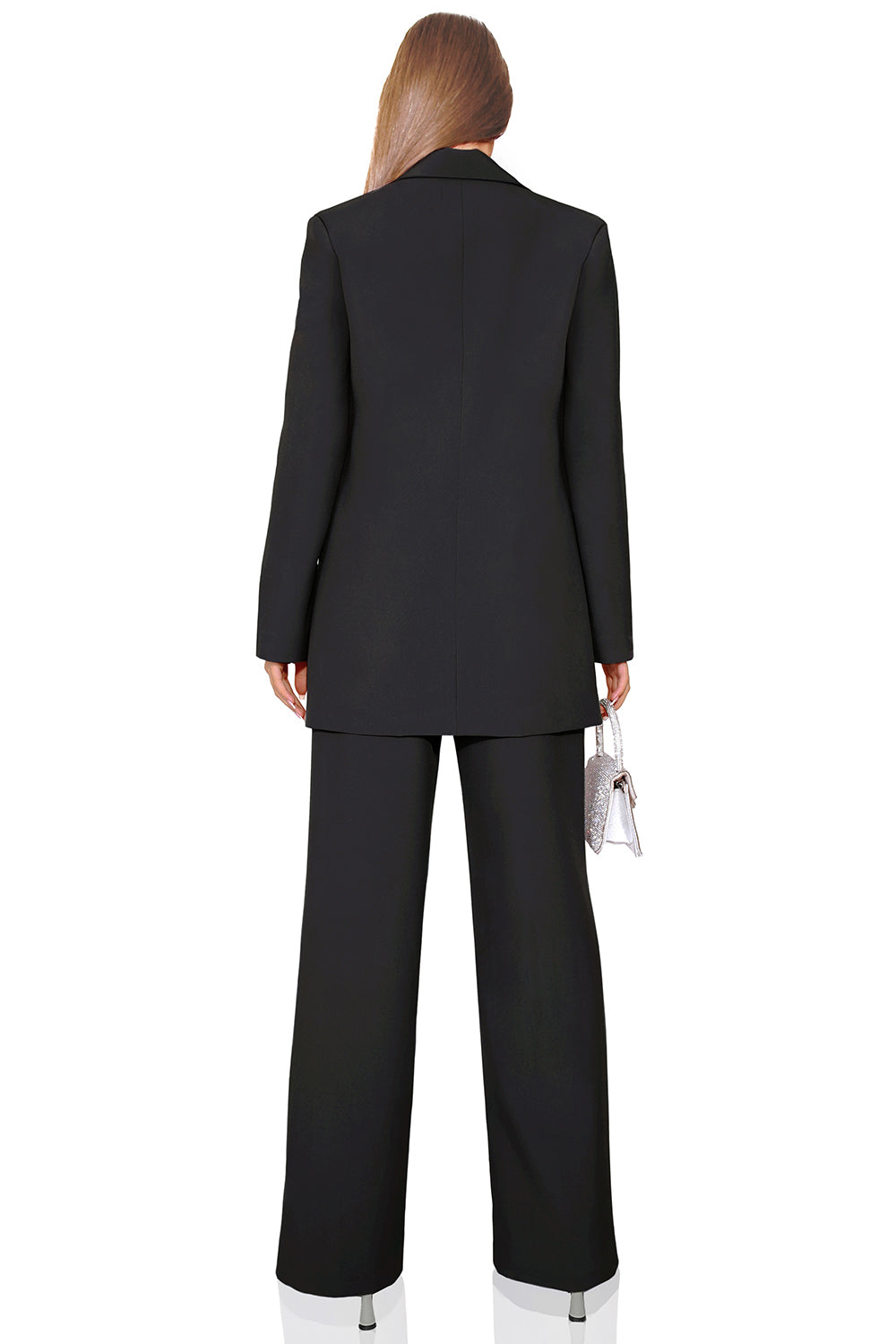 BLAZER CHIC BI-STRETCH FABRIC BLACK