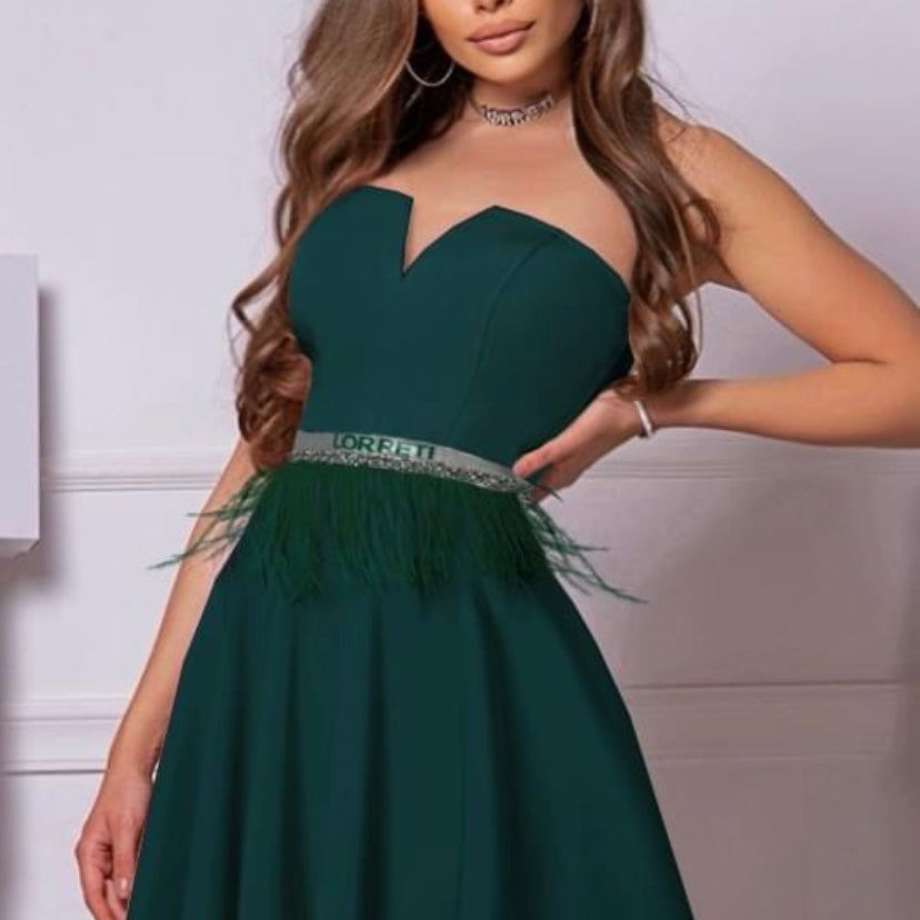 MINI DRESS VICTORY TRICOT DARK GREEN