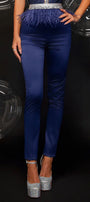 МAXI SET TOP CON GONNA GRACELYN PIZZO GLITTERATO RASO VERDE SCURO