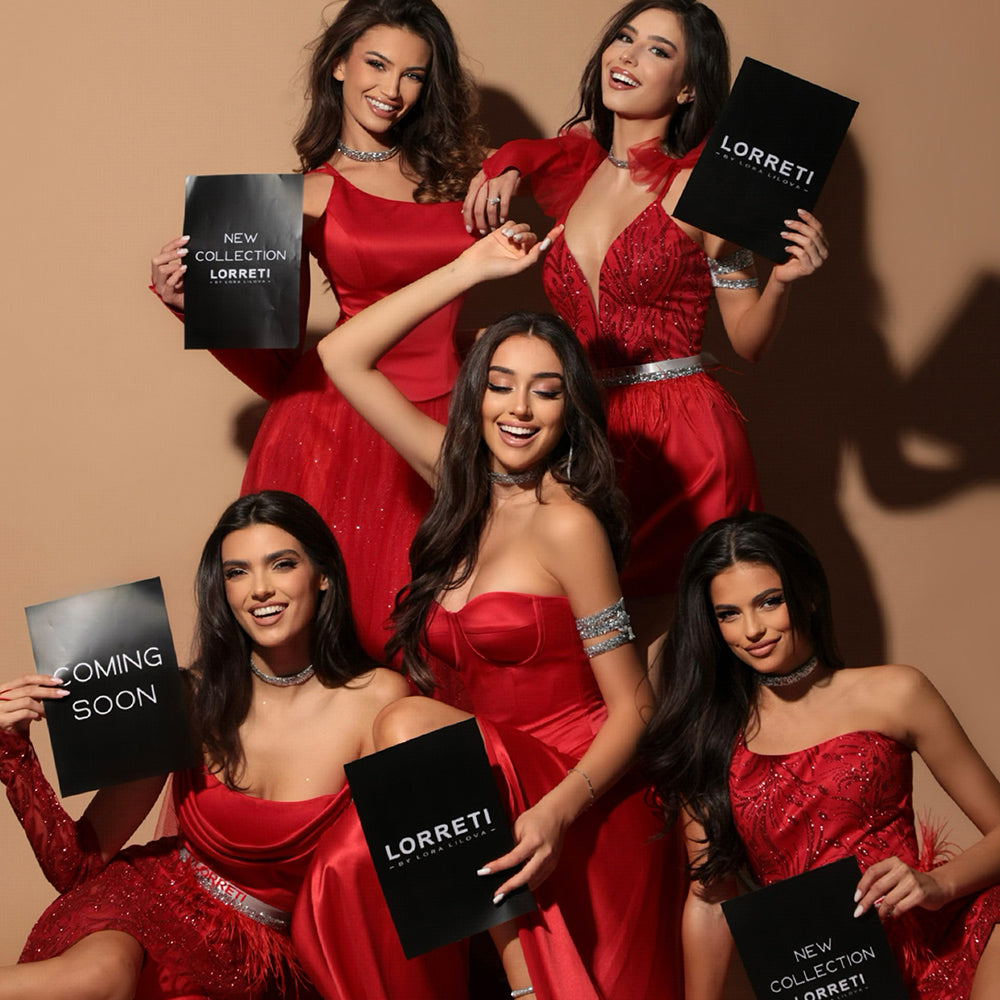 MAXI SKIRT AND CROP TOP SET SEBASTIANA SATIN RED