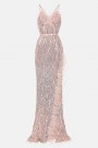 МAXI VESTITO ALAIA PAILLETTES ОRO ROSA