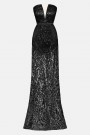 MAXI ROCHIE AURELIA DANTELA GLITTER NEAGRA