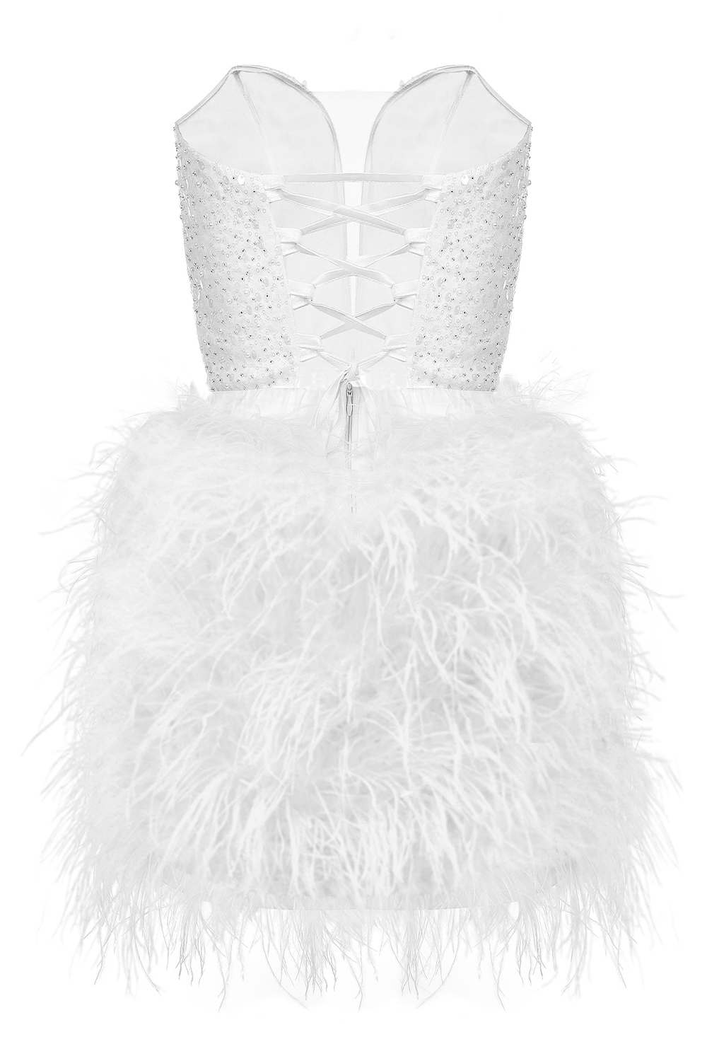 Secret gossip 2025 feather dress