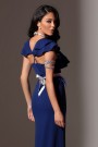 MAXI ROCHIE MADELYN TRICOT ALBASTRU COBALT